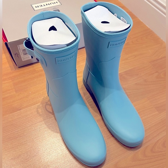 NEW Hunter Artic Mint Original Refined Short Rain Boots, Size 11 - Picture 7 of 7